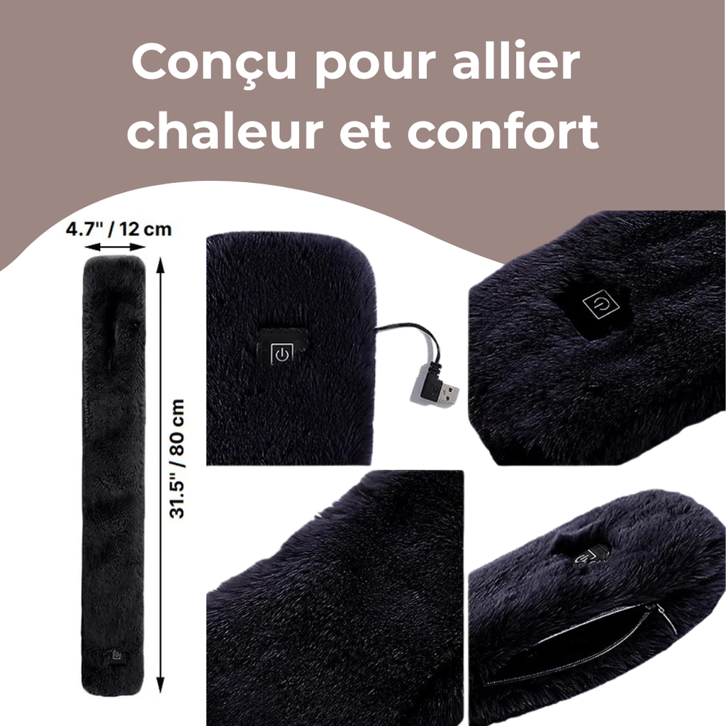Écharpe chauffante confortable